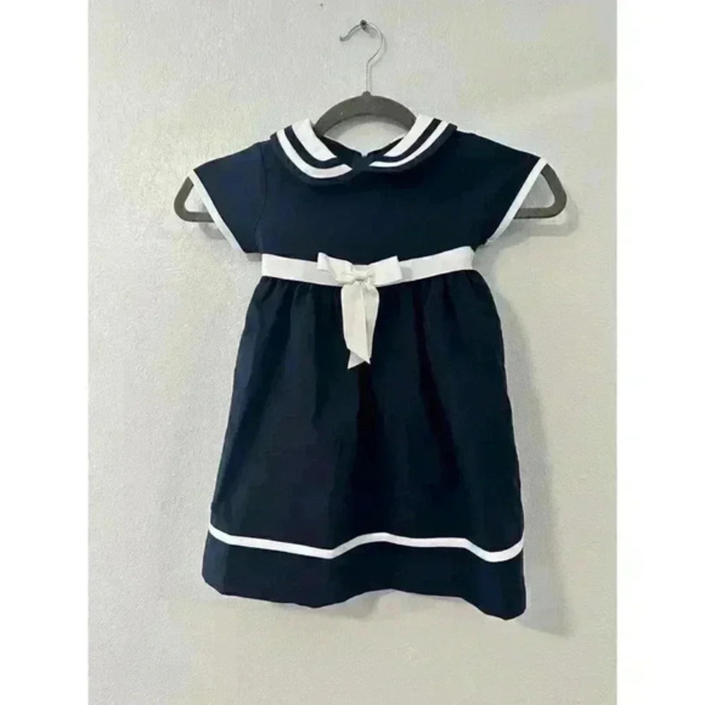 Bonnie‎ Jean Girls' Cap Sleeve Nautical Dress